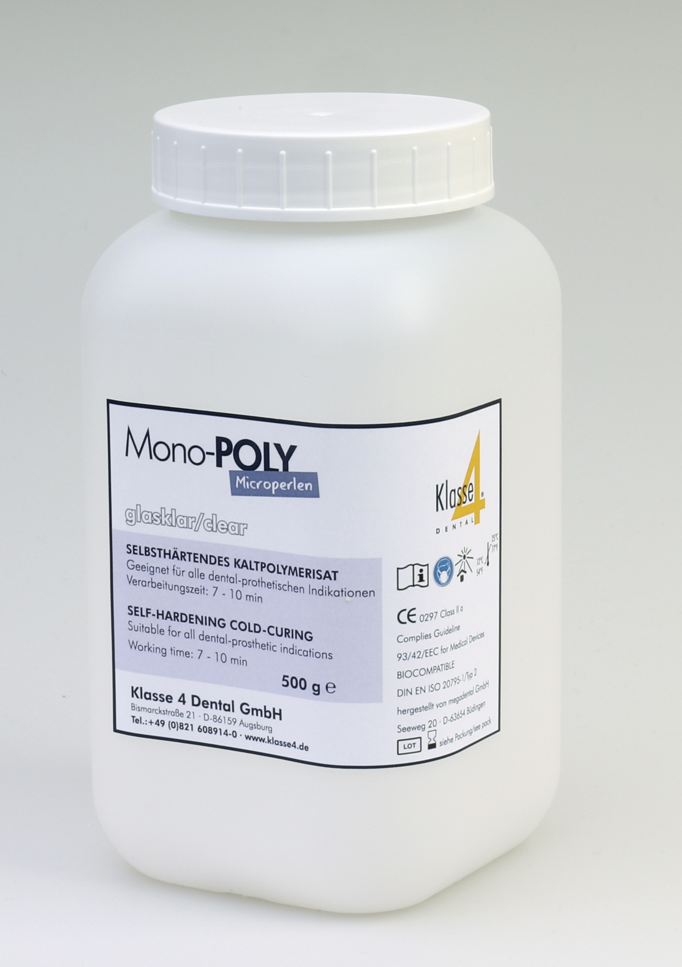 Mono-POLY glasklar Microperlen 500 g