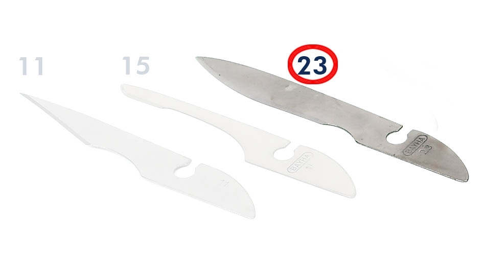 Skalpellklingen Form 23 - 12 Klingen