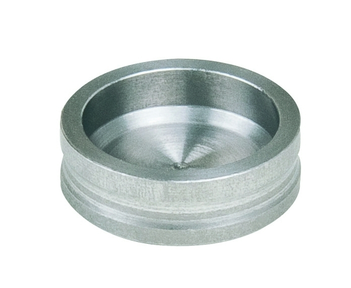 Edelstahl - Magnettöpfe, Durchmesser 15 mm - 12 St