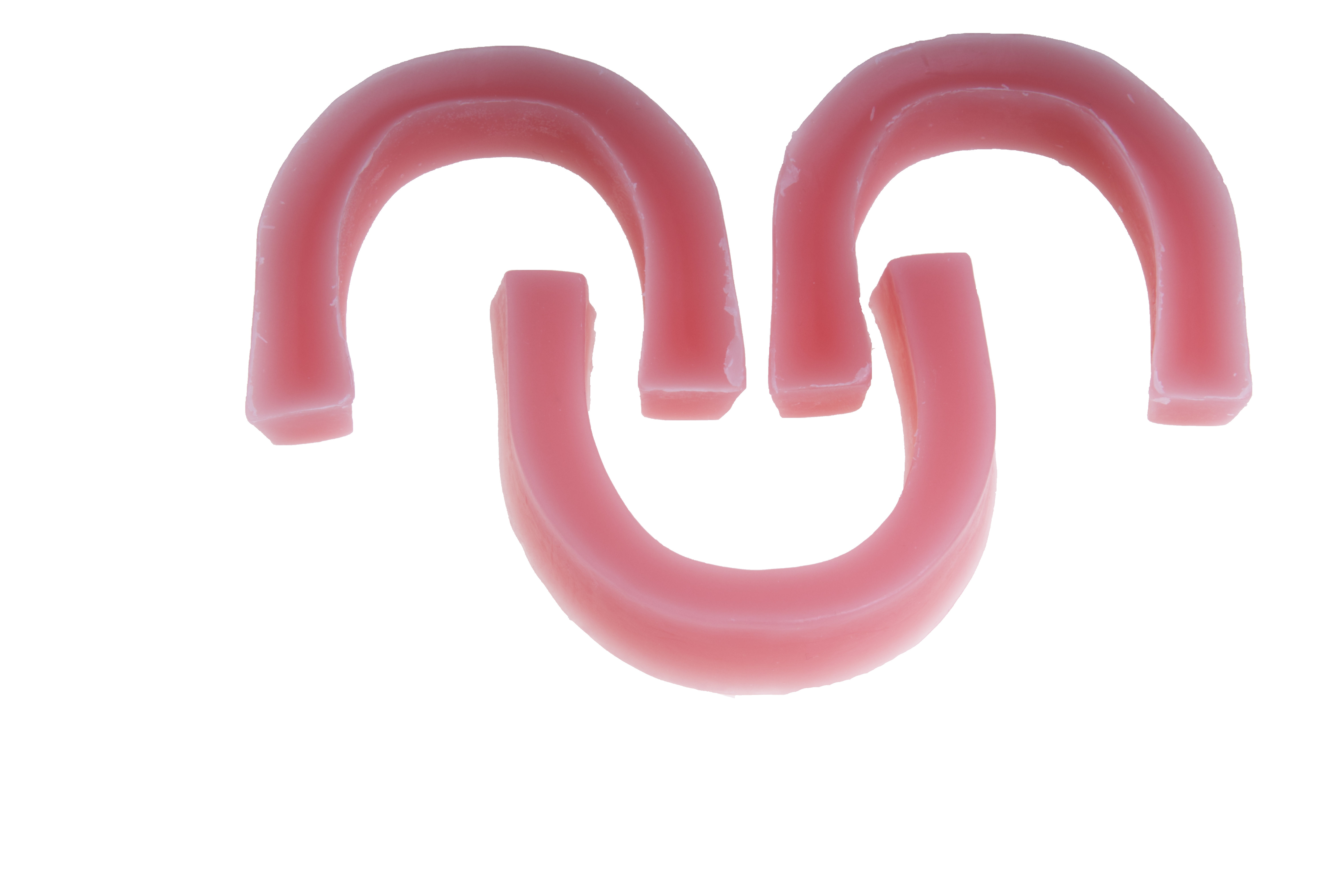 Walli hard -Wachsbisswall pink, hart 100 Stück