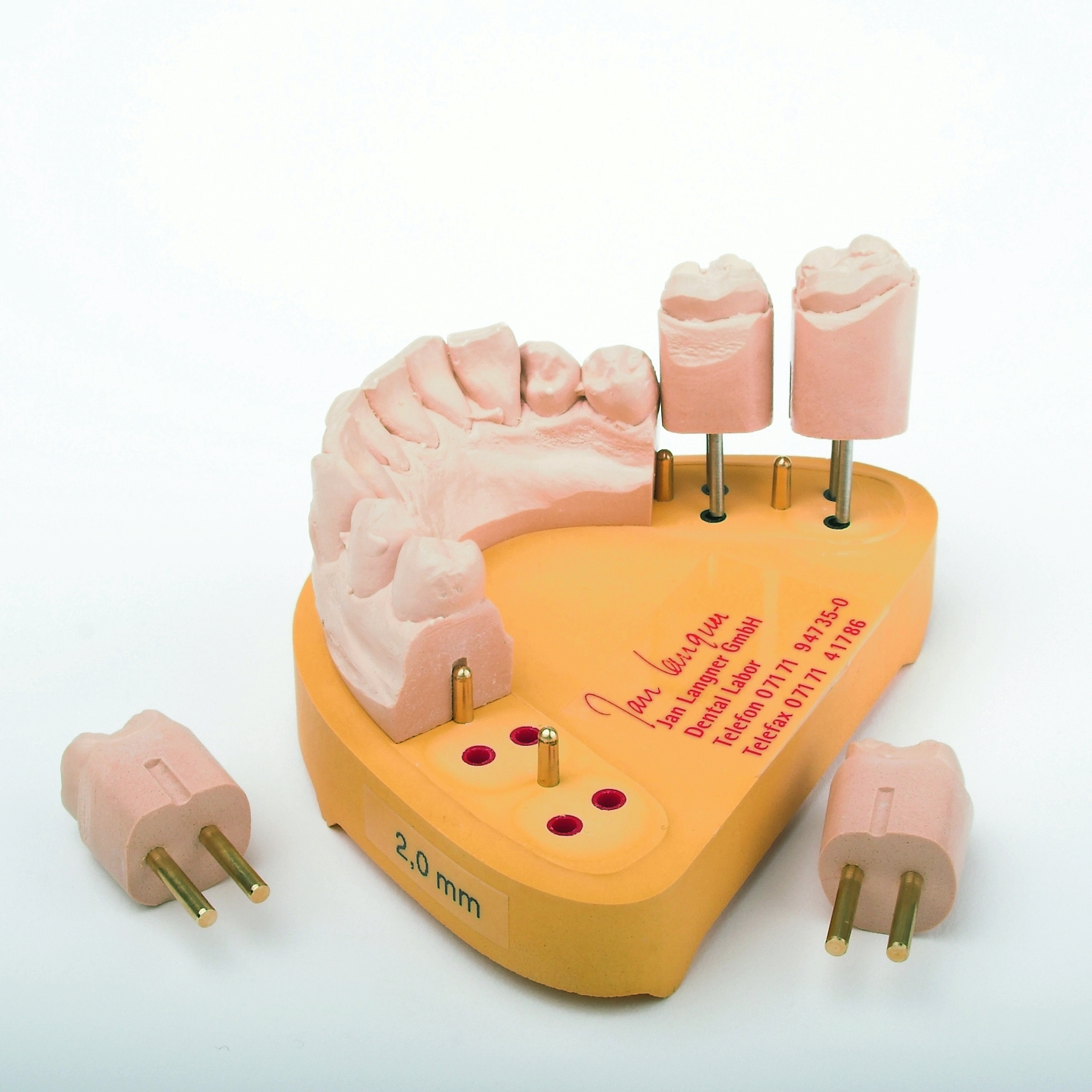 Jet Pin 2,0 mm mit Hülse rot geschl. 1000 St.